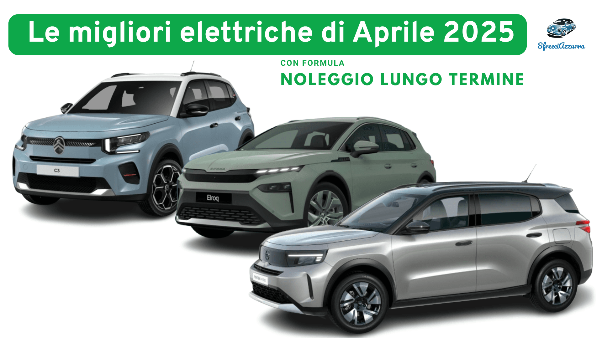 Le auto elettriche a noleggio più competitive di Aprile 2025