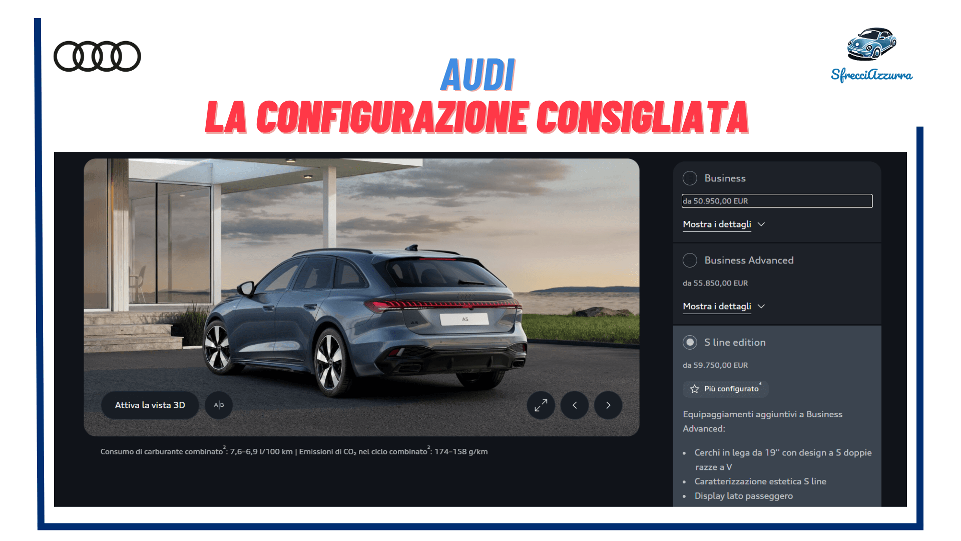 Audi – La configurazione consigliata